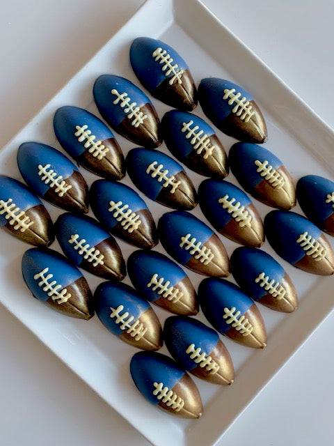 Blue Bomber Chocolate Footballs